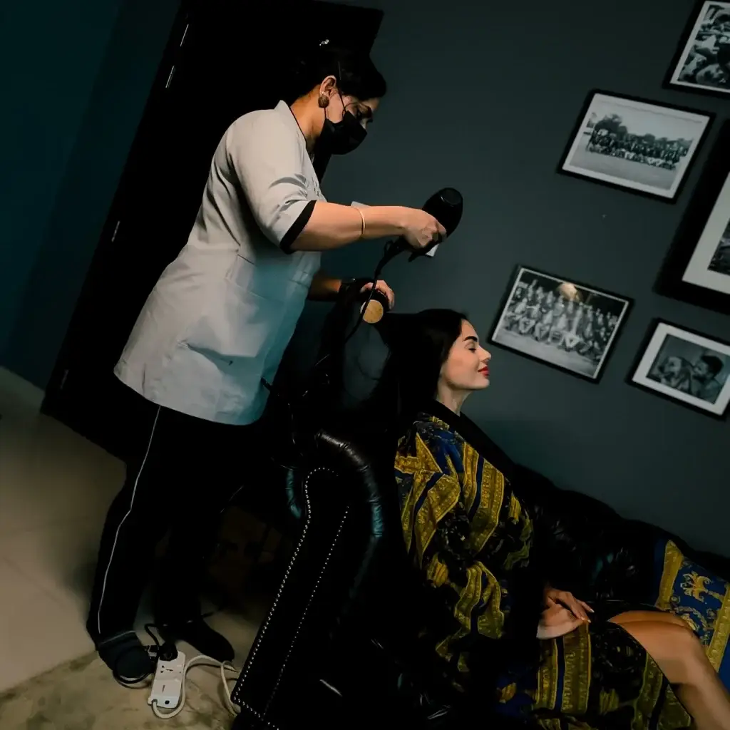 Hair service at home in Dubai