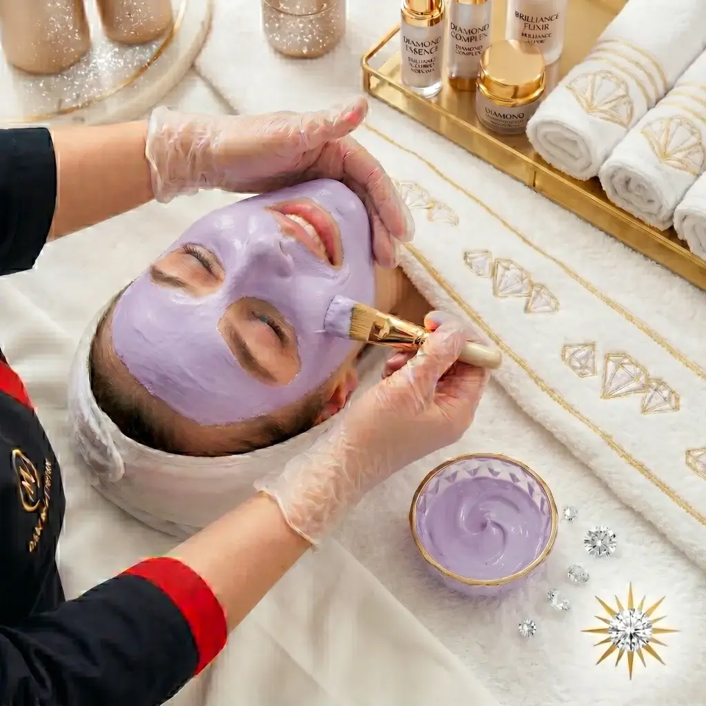 Diamond Facial service at home in Dubai